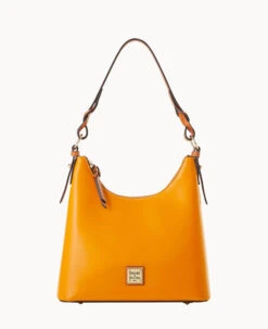 Wexford Leather Bryce Hobo Marigold