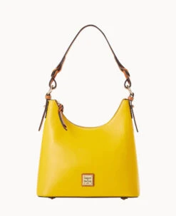 Wexford Leather Bryce Hobo Marigold 25 Wexford Leather Bryce Hobo Marigold -Dooney & Bourke B2400G JKSNPANA