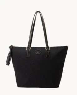 Nylon Tobi Tote Black Black