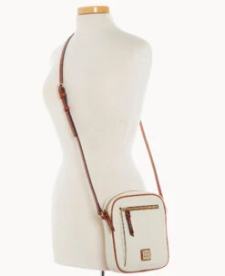 Pebble Grain Camera Crossbody White -Dooney & Bourke B2432G AWWHPATN ALT4