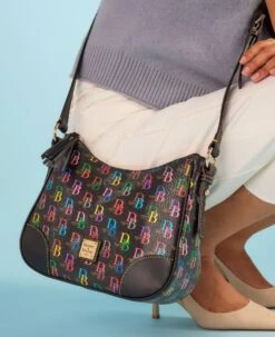 DB75 Multi Crossbody Hobo Black 20 DB75 Multi Crossbody Hobo Black -Dooney & Bourke B2DBM2269 ILD lifestyle 1