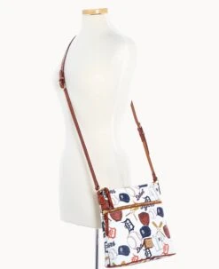 MLB Tigers Crossbody TIGERS -Dooney & Bourke B3264G QUMWPATNTGRS ALT4 1