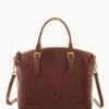 Florentine Domed Satchel Chestnut
