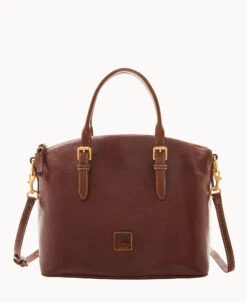 Florentine Domed Satchel Chestnut -Dooney & Bourke B9062D SCCSSCCS 2