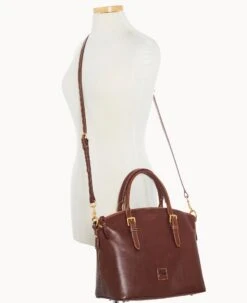 Florentine Domed Satchel Chestnut -Dooney & Bourke B9062D SCCSSCCS ALT4 1