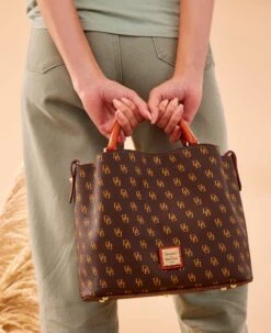 Gretta Small Brenna Brown Tmoro -Dooney & Bourke BGRET0946 ILD lifestyle 1