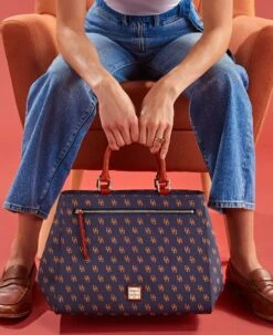 Gretta Zip Satchel Bone -Dooney & Bourke BGRET1930 ILD lifestyle 1