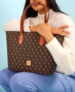 Gretta Tote Brown Tmoro -Dooney & Bourke BGRET2320 ILD lifestyle 1