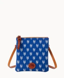 MLB Mets Small North South Top Zip Crossbody Mets 17 MLB Mets Small North South Top Zip Crossbody Mets -Dooney & Bourke BL370G MJBUPATNMETS 2