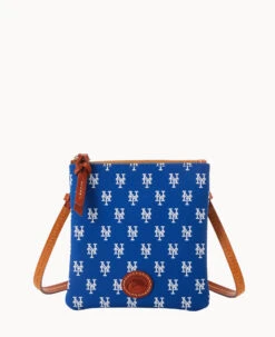 MLB Mets Small North South Top Zip Crossbody Mets