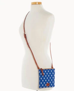 MLB Mets Small North South Top Zip Crossbody Mets 12 MLB Mets Small North South Top Zip Crossbody Mets -Dooney & Bourke BL370G MJBUPATNMETS ALT4