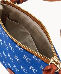 MLB Royals Small North South Top Zip Crossbody Royals -Dooney & Bourke BL370G MJBUPATNRYLS ALT2 1