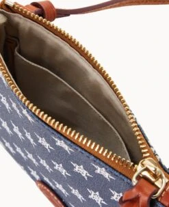 MLB Astros Small North South Top Zip Crossbody Astros -Dooney & Bourke BL370G MJNVPATNASTO ALT2 1