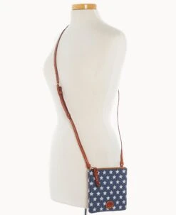 MLB Astros Small North South Top Zip Crossbody Astros -Dooney & Bourke BL370G MJNVPATNASTO ALT4 1