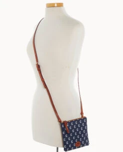 MLB Guardians Small North South Top Zip Crossbody Guardians -Dooney & Bourke BL370G MJNVPATNGUAR ALT4
