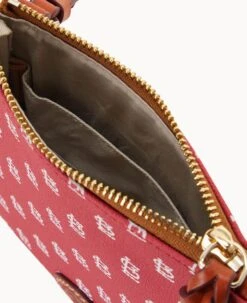 MLB Cardinals Small North South Top Zip Crossbody Cardinals -Dooney & Bourke BL370G MJRDPATNCDNL ALT2 1