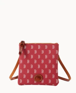 MLB Red Sox Small North South Top Zip Crossbody Red Sox