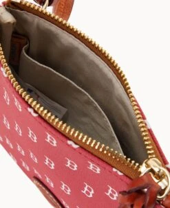 MLB Red Sox Small North South Top Zip Crossbody Red Sox -Dooney & Bourke BL370G MJRDPATNRDSX ALT2 1