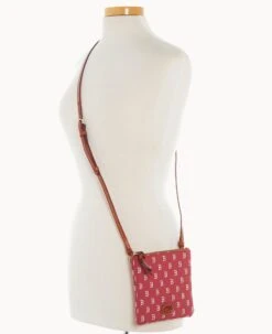 MLB Red Sox Small North South Top Zip Crossbody Red Sox -Dooney & Bourke BL370G MJRDPATNRDSX ALT4 1