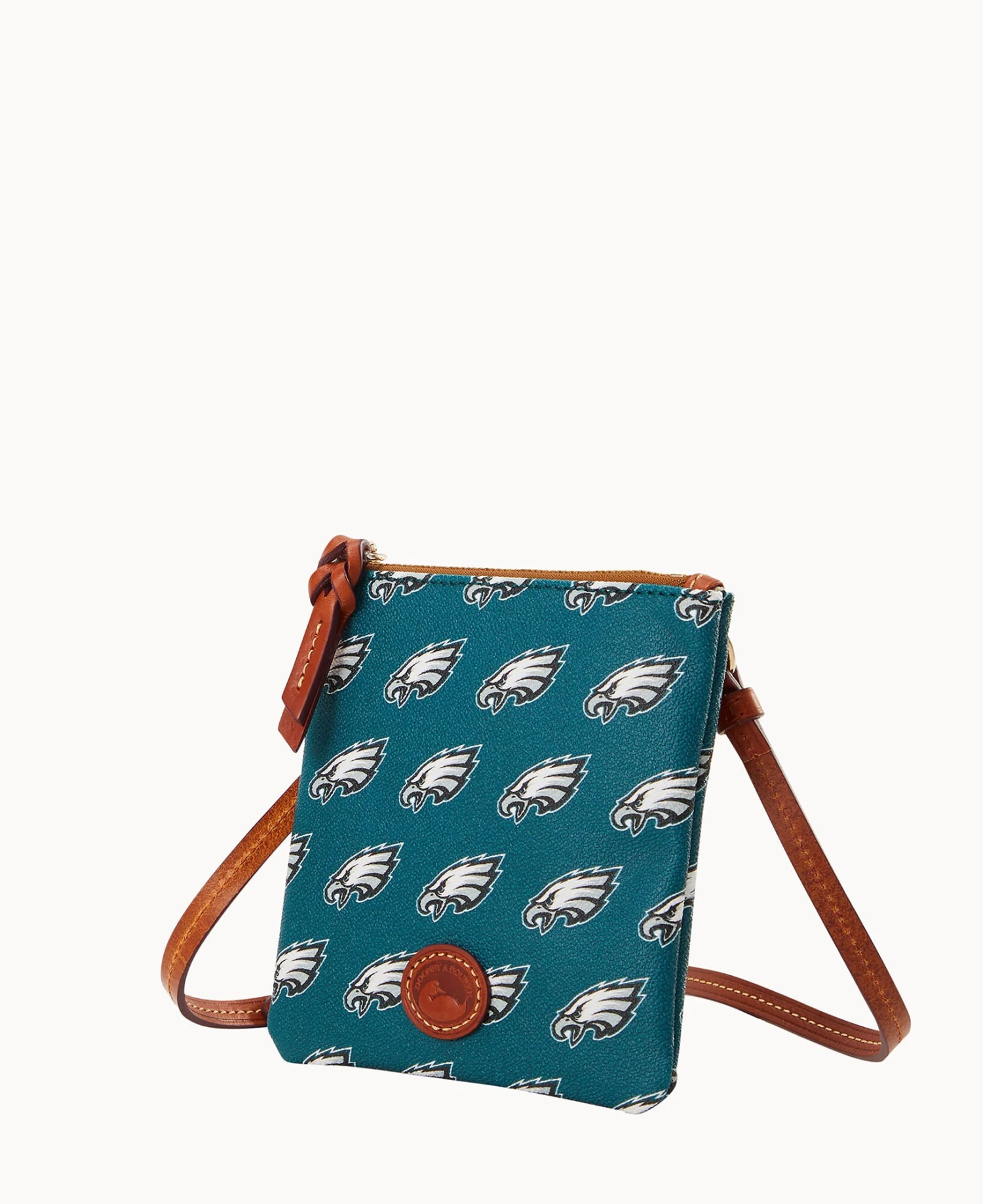 NFL Eagles Small North South Top Zip Crossbody Eagles 6 NFL Eagles Small North South Top Zip Crossbody Eagles - Image 6