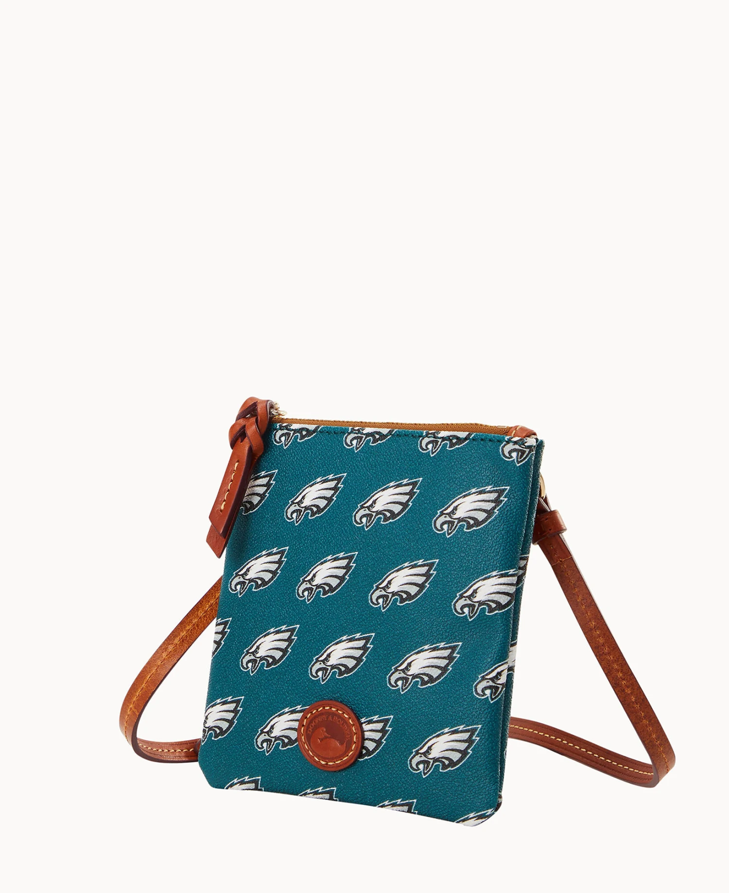 NFL Eagles Small North South Top Zip Crossbody Eagles 2 NFL Eagles Small North South Top Zip Crossbody Eagles - Image 2