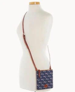 NFL Patriots Small North South Top Zip Crossbody Patriots -Dooney & Bourke BL370G NJNVPATNPATR ALT4 1