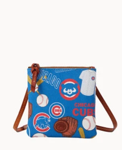 MLB Cubs Small N S Top Zip Crossbody Cubs 17 MLB Cubs Small N S Top Zip Crossbody Cubs -Dooney & Bourke BL370G QUBUPATNCUBS 2