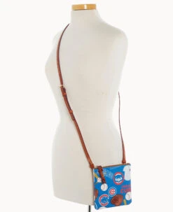 MLB Cubs Small N S Top Zip Crossbody Cubs 12 MLB Cubs Small N S Top Zip Crossbody Cubs -Dooney & Bourke BL370G QUBUPATNCUBS ALT4