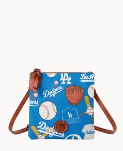 MLB Dodgers Small N S Top Zip Crossbody Dodgers -Dooney & Bourke BL370G QUBUPATNDODG 1