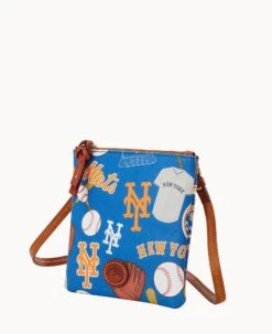MLB Mets Small N S Top Zip Crossbody Mets -Dooney & Bourke BL370G QUBUPATNMETS ALT1 1