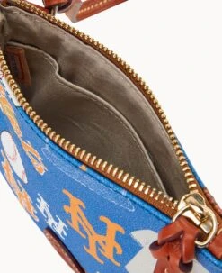 MLB Mets Small N S Top Zip Crossbody Mets -Dooney & Bourke BL370G QUBUPATNMETS ALT2 1