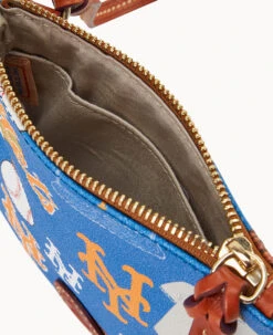 MLB Mets Small N S Top Zip Crossbody Mets -Dooney & Bourke BL370G QUBUPATNMETS ALT2