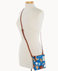 MLB Mets Small N S Top Zip Crossbody Mets -Dooney & Bourke BL370G QUBUPATNMETS ALT4