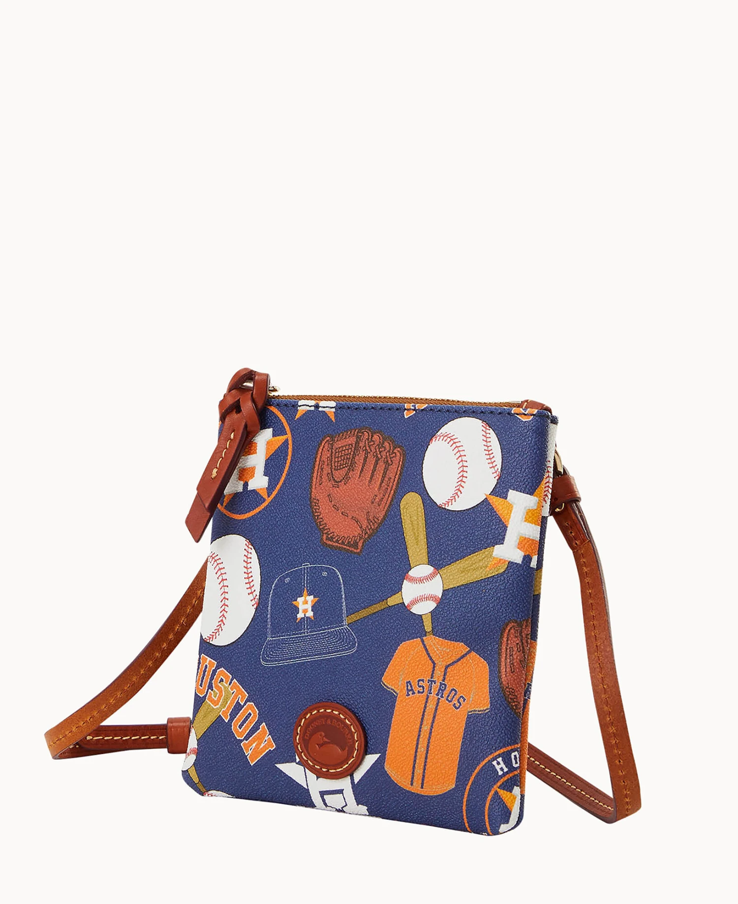 MLB Astros Small N S Top Zip Crossbody Astros 2 MLB Astros Small N S Top Zip Crossbody Astros - Image 2