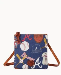 MLB Braves Small N S Top Zip Crossbody Braves 13 MLB Braves Small N S Top Zip Crossbody Braves -Dooney & Bourke BL370G QUNVPATNBRVE 1