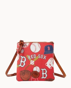 MLB Red Sox Small N S Top Zip Crossbody Red Sox -Dooney & Bourke BL370G QURDPATNRDSX 2