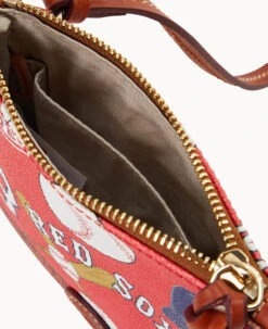 MLB Red Sox Small N S Top Zip Crossbody Red Sox -Dooney & Bourke BL370G QURDPATNRDSX ALT2