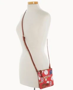 MLB Red Sox Small N S Top Zip Crossbody Red Sox -Dooney & Bourke BL370G QURDPATNRDSX ALT4 1