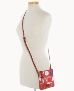 MLB Red Sox Small N S Top Zip Crossbody Red Sox -Dooney & Bourke BL370G QURDPATNRDSX ALT4