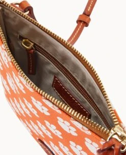 Collegiate Clemson University North South Top Zip Crossbody Clemson -Dooney & Bourke BL371G AAORPATNCLM0 ALT2 1