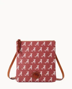 Collegiate University Of Alabama North South Top Zip Crossbody University Of Alabam