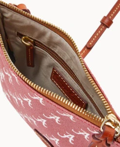 Collegiate University Of Alabama North South Top Zip Crossbody University Of Alabam -Dooney & Bourke BL371G AARDPATNALA0 ALT2