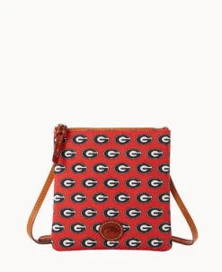 Collegiate University Of Georgia North South Top Zip Crossbody University Of Georgi -Dooney & Bourke BL371G AARDPATNGEA0 2