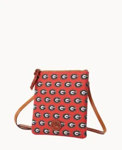 Collegiate University Of Georgia North South Top Zip Crossbody University Of Georgi -Dooney & Bourke BL371G AARDPATNGEA0 ALT1 1