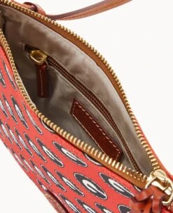 Collegiate University Of Georgia North South Top Zip Crossbody University Of Georgi -Dooney & Bourke BL371G AARDPATNGEA0 ALT2 1