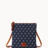 MLB Braves North South Top Zip Crossbody Braves
