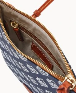 MLB Rays North South Top Zip Crossbody Rays -Dooney & Bourke BL371G MJNVPATNRAYS ALT2 1