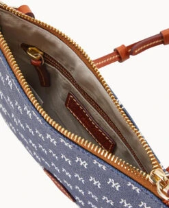 MLB Yankees North South Top Zip Crossbody Yankees -Dooney & Bourke BL371G MJNVPATNYANK ALT2