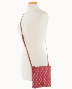 MLB Red Sox North South Top Zip Crossbody Red Sox -Dooney & Bourke BL371G MJRDPATNRDSX ALT4 1