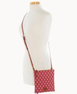 MLB Red Sox North South Top Zip Crossbody Red Sox -Dooney & Bourke BL371G MJRDPATNRDSX ALT4